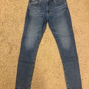 Ag Adriano Goldschmied Blue Skinny Jeans
